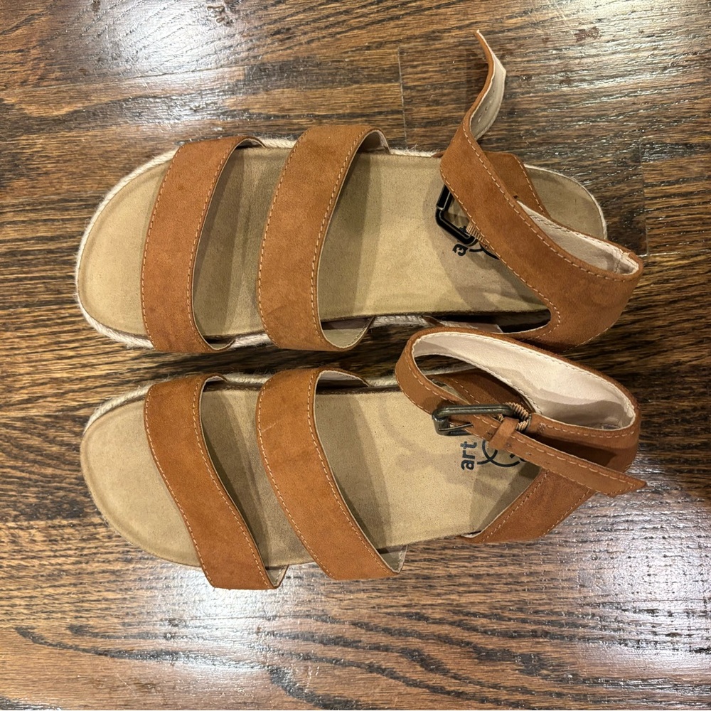 Brown Strappy Sandals